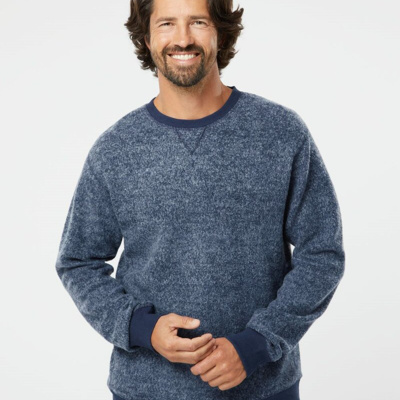 J. America Unisex Aspen Fleece Crewneck Sweatshirt 8712 Unisex Aspen Fleece Crewneck Sweatshirt Thumbnail