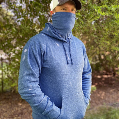 J. America Men's Gaiter Fleece Hooded Sweatshirt 8879 Men's Gaiter Fleece Hooded Sweatshirt Thumbnail