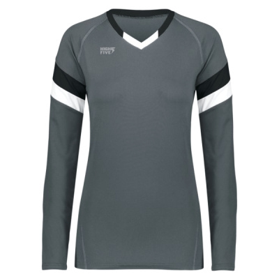 High Five Ladies TruHit Tri-Color Long Sleeve Jersey 342242 Ladies TruHit Tri-Color Long Sleeve Jersey Thumbnail