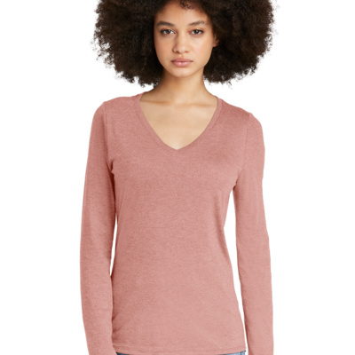 District Women's Perfect Tri ® Long Sleeve V Neck Tee DT135 Women's Perfect Tri ® Long Sleeve V Neck Tee Thumbnail