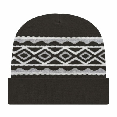 USA- Made Diamond Cuffed Beanie Thumbnail