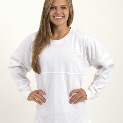 Boxercraft Women's Pom Pom Long Sleeve Jersey T-Shirt BW3514 Women's Pom Pom Long Sleeve Jersey T-Shirt Thumbnail