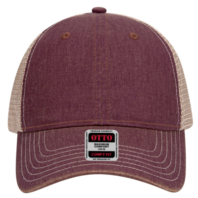 OTTO Cap OTTO CAP 6 Panel Low Profile Mesh Back Trucker Dad Hat 121-1297 OTTO CAP 6 Panel Low Profile Mesh Back Trucker Dad Hat Thumbnail