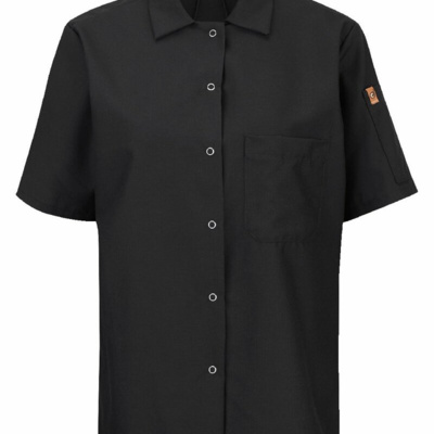 Chef Designs Women's Mimix™ Short Sleeve Cook Shirt with OilBlok 501X Women's Mimix™ Short Sleeve Cook Shirt with OilBlok Thumbnail