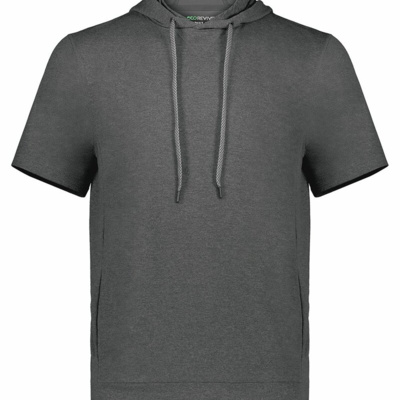 Holloway Men's Eco Revive™ Ventura Soft Knit Short Sleeve Hooded Sweatshirt 222505 Men's Eco Revive™ Ventura Soft Knit Short Sleeve Hooded Sweatshirt Thumbnail