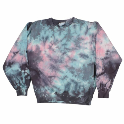 Dyenomite Premium Tie-Dyed Crewneck Sweatshirt 845VR Premium Tie-Dyed Crewneck Sweatshirt Thumbnail