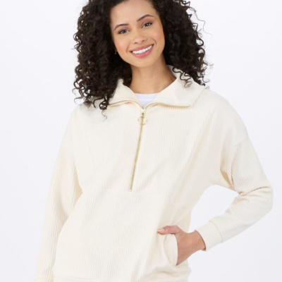 Boxercraft Women's Manchester Corded Quarter-Zip Pullover BW5203 Women's Manchester Corded Quarter-Zip Pullover Thumbnail