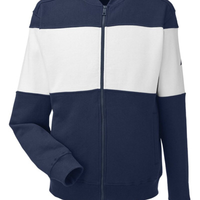 Nautica Unisex Anchor Fleece Colorblocked Bomber Jacket N17928 Unisex Anchor Fleece Colorblocked Bomber Jacket Thumbnail