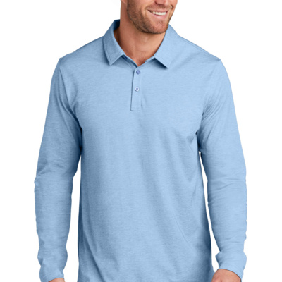 Travis Mathew Oceanside Heather Long Sleeve Polo TM1MZ343 Oceanside Heather Long Sleeve Polo Thumbnail