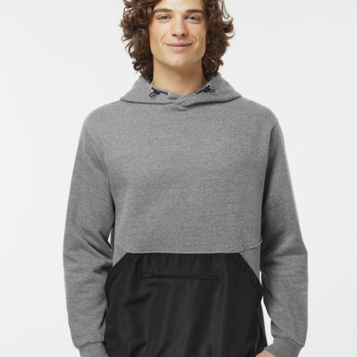 MV Sport Unisex Mixed Media Hooded Sweatshirt 23112 Unisex Mixed Media Hooded Sweatshirt Thumbnail