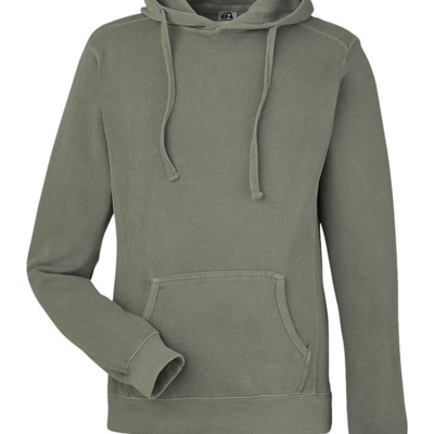 J. America Unisex Pigment-Dyed Fleece Hooded Sweatshirt 8730 Unisex Pigment-Dyed Fleece Hooded Sweatshirt Thumbnail