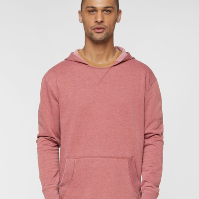 Unisex Vintage Wash Fleece Hoodie Sweatshirt Thumbnail