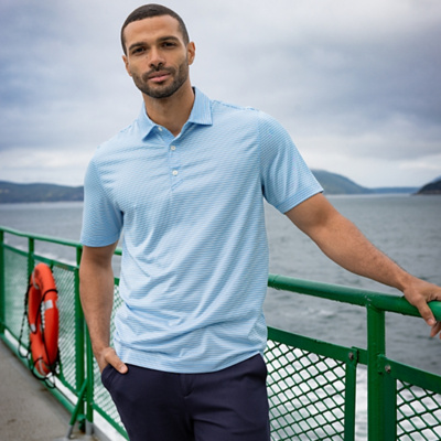 Cutter & Buck Cutter & Buck Forge Eco Double Stripe Stretch Recycled Mens Big &Tall Polo BCK01302 Cutter & Buck Forge Eco Double Stripe Stretch Recycled Mens Big &Tall Polo Thumbnail