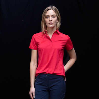 Cutter & Buck Cutter & Buck Prospect Eco Textured Stretch Recycled Womens Short Sleeve Polo LCK00111 Cutter & Buck Prospect Eco Textured Stretch Recycled Womens Short Sleeve Polo Thumbnail