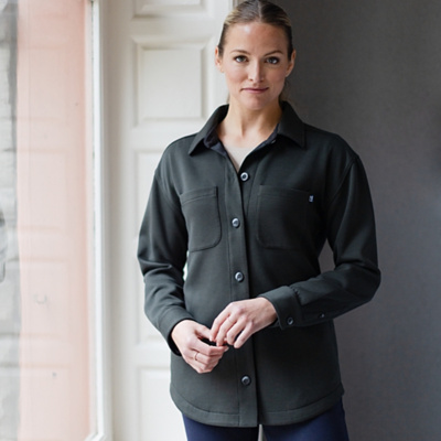 Cutter & Buck Cutter & Buck Roam Eco Recycled Womens Shirt Jacket LCK00161 Cutter & Buck Roam Eco Recycled Womens Shirt Jacket Thumbnail