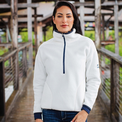 Cutter & Buck Cutter & Buck Cascade Eco Sherpa Womens Fleece Pullover Jacket LCO00056 Cutter & Buck Cascade Eco Sherpa Womens Fleece Pullover Jacket Thumbnail