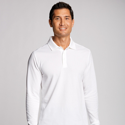 Cutter & Buck Cutter & Buck Advantage Tri-Blend Pique Mens Long Sleeve Polo MCK09322 Cutter & Buck Advantage Tri-Blend Pique Mens Long Sleeve Polo Thumbnail