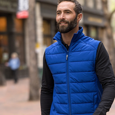 Cutter & Buck Cutter & Buck Evoke Hybrid Eco Softshell Recycled Mens Full Zip Vest MCO00076 Cutter & Buck Evoke Hybrid Eco Softshell Recycled Mens Full Zip Vest Thumbnail