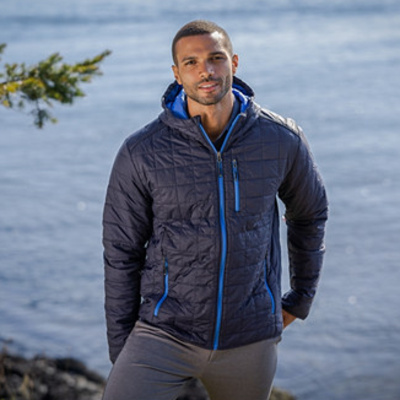 Cutter & Buck Cutter & Buck Rainier Primaloft Eco Mens Full Zip Hooded Jacket MCO00091 Cutter & Buck Rainier Primaloft Eco Mens Full Zip Hooded Jacket Thumbnail
