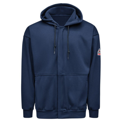 Bulwark Men's Full-Zip Fleece Hooded Sweatshirt SMZ8 Men's Full-Zip Fleece Hooded Sweatshirt Thumbnail