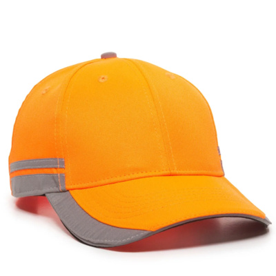Outdoor Cap Hi-Vis Polyester W/Reflective Accents SAF-201 Hi-Vis Polyester W/Reflective Accents Thumbnail