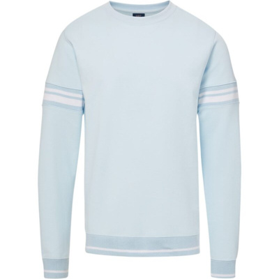 MV Sport Men's Donovan Striped Crewneck Sweatshirt 23404 Men's Donovan Striped Crewneck Sweatshirt Thumbnail