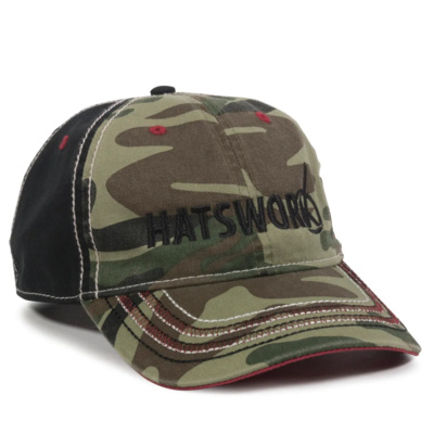 Outdoor Cap Fashion Camo Twill W/Flag AGC-100 Fashion Camo Twill W/Flag Thumbnail