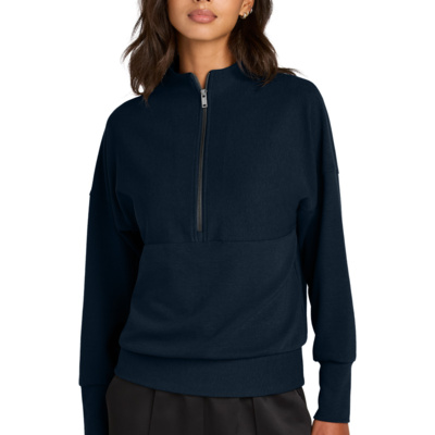 Mercer+Mettle Women's Linear Texture 1/4 Zip MM3041 Women's Linear Texture 1/4 Zip Thumbnail