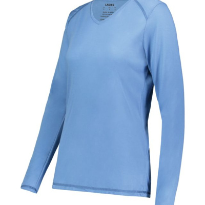 Augusta Sportswear Ladies Super Soft-Spun Poly Long Sleeve Tee 6847 Ladies Super Soft-Spun Poly Long Sleeve Tee Thumbnail