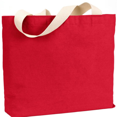 Bayside USA Made Cotton Canvas Jumbo Tote Bag BS600 USA Made Cotton Canvas Jumbo Tote Bag Thumbnail