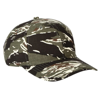 Big Accessories Structured Camo Cap BX024 Structured Camo Cap Thumbnail