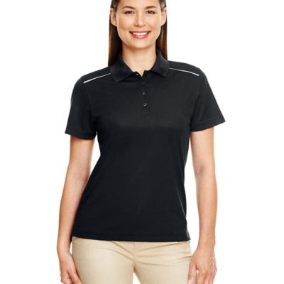 Core 365 Women's Radiant Performance Piqué Polo with Reflective Piping 78181R Women's Radiant Performance Piqué Polo with Reflective Piping Thumbnail