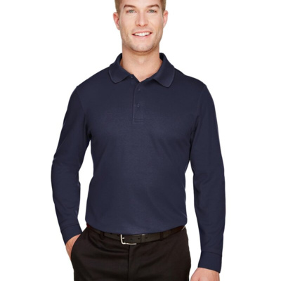 Devon & Jones Men's Tall CrownLux Performance® Plaited Long Sleeve Polo DG20LT Men's Tall CrownLux Performance® Plaited Long Sleeve Polo Thumbnail