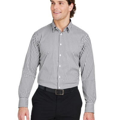 Devon & Jones Men's CrownLux Performance® Gingham Dress Shirt DG536 Men's CrownLux Performance® Gingham Dress Shirt Thumbnail