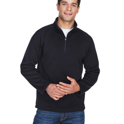 Devon & Jones Unisex Bristol Sweater Fleece Quarter-Zip Pullover DG792 Unisex Bristol Sweater Fleece Quarter-Zip Pullover Thumbnail
