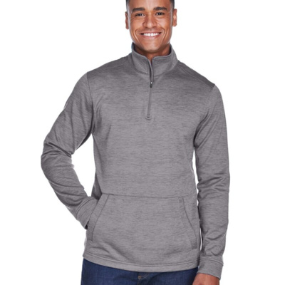 Devon & Jones Men's Newbury Mélange Fleece Quarter-Zip Pullover DG798 Men's Newbury Mélange Fleece Quarter-Zip Pullover Thumbnail