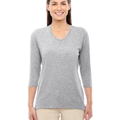 Devon & Jones Women's Perfect Fit™ Bracelet-Length V-Neck Top DP184W Women's Perfect Fit™ Bracelet-Length V-Neck Top Thumbnail