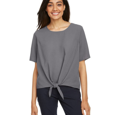 Devon & Jones Women's Perfect Fit™ Tie Front Blouse DP617W Women's Perfect Fit™ Tie Front Blouse Thumbnail