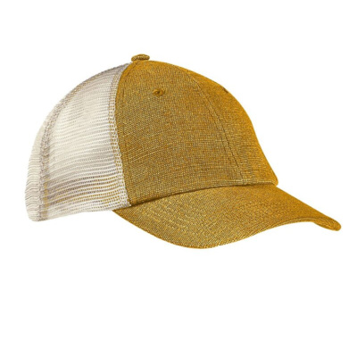Washed Hemp Soft Mesh Trucker Cap Thumbnail