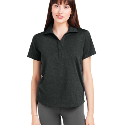 Glyder Women's Fairway Marbled Jersey Polo PDP7058 Women's Fairway Marbled Jersey Polo Thumbnail