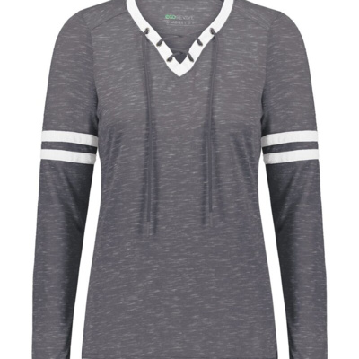 Holloway Women's Eco Revive™ Monterey Long Sleeve V-Neck T-Shirt 223246 Women's Eco Revive™ Monterey Long Sleeve V-Neck T-Shirt Thumbnail