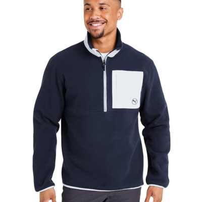 Puma Golf Men's Fleece Quarter-Zip Pullover 628407 Men's Fleece Quarter-Zip Pullover Thumbnail