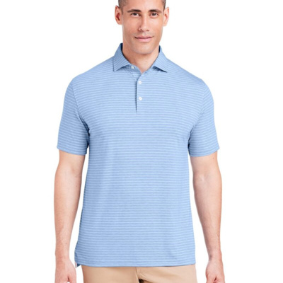 TASC Performance Inc Men's Cloud Lightweight Polo Brookline Stripe TM546Y Men's Cloud Lightweight Polo Brookline Stripe Thumbnail