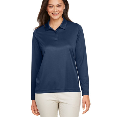 Team 365 Women's Zone Performance Long Sleeve Polo TT51LW Women's Zone Performance Long Sleeve Polo Thumbnail