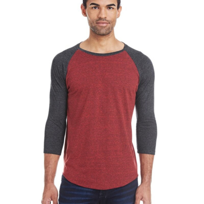 Threadfast Apparel Unisex Triblend Three-Quarter Sleeve Raglan T-Shirt 302G Unisex Triblend Three-Quarter Sleeve Raglan T-Shirt Thumbnail