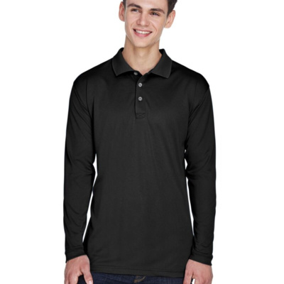 UltraClub Men's Cool & Dry Sport Long Sleeve Polo 8405LS Men's Cool & Dry Sport Long Sleeve Polo Thumbnail
