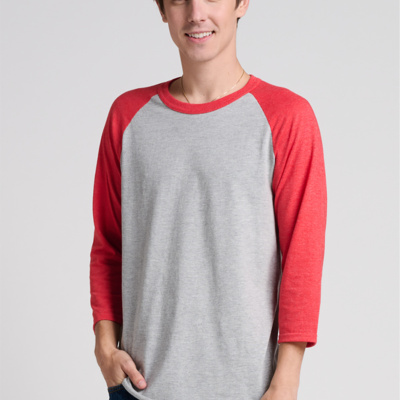 Jerzees Unisex Premium Blend Combed Ring Spun 3/4 Sleeve Raglan 560R Unisex Premium Blend Combed Ring Spun 3/4 Sleeve Raglan Thumbnail