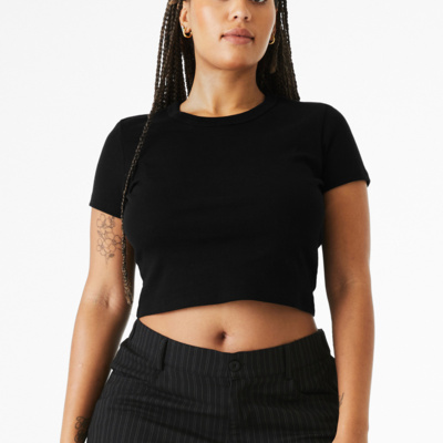 Bella + Canvas Women's Micro Rib Baby Tee BC1010 Women's Micro Rib Baby Tee Thumbnail