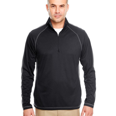 Cool & Dry Sport Quarter-Zip Pullover with Side and Sleeve Panels Thumbnail