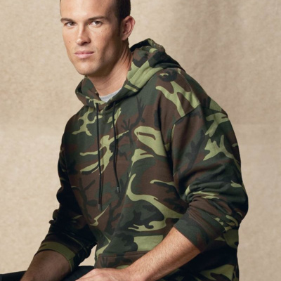 Code Five Unisex Camo Fleece Hoodie Sweatshirt 3969 Unisex Camo Fleece Hoodie Sweatshirt Thumbnail